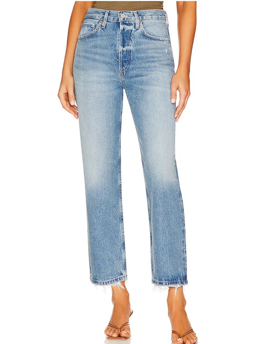 Agolde 90's Crop Jeans in Bound 27